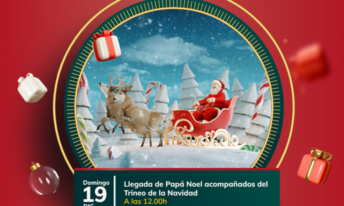 Llegada de papá Noel