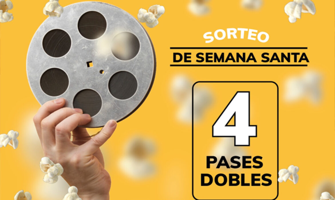 Sorteo 4 entradas dobles para cine en Instagram y Facebook