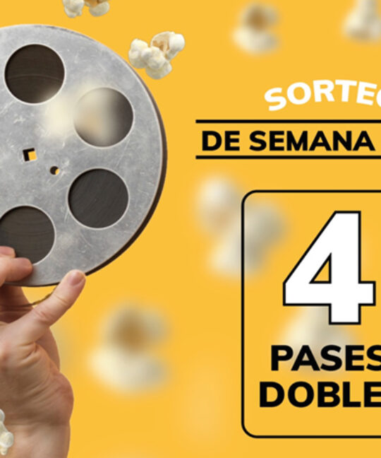 Sorteo 4 entradas dobles para cine en Instagram y Facebook