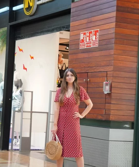 Denim & lunares con Inside