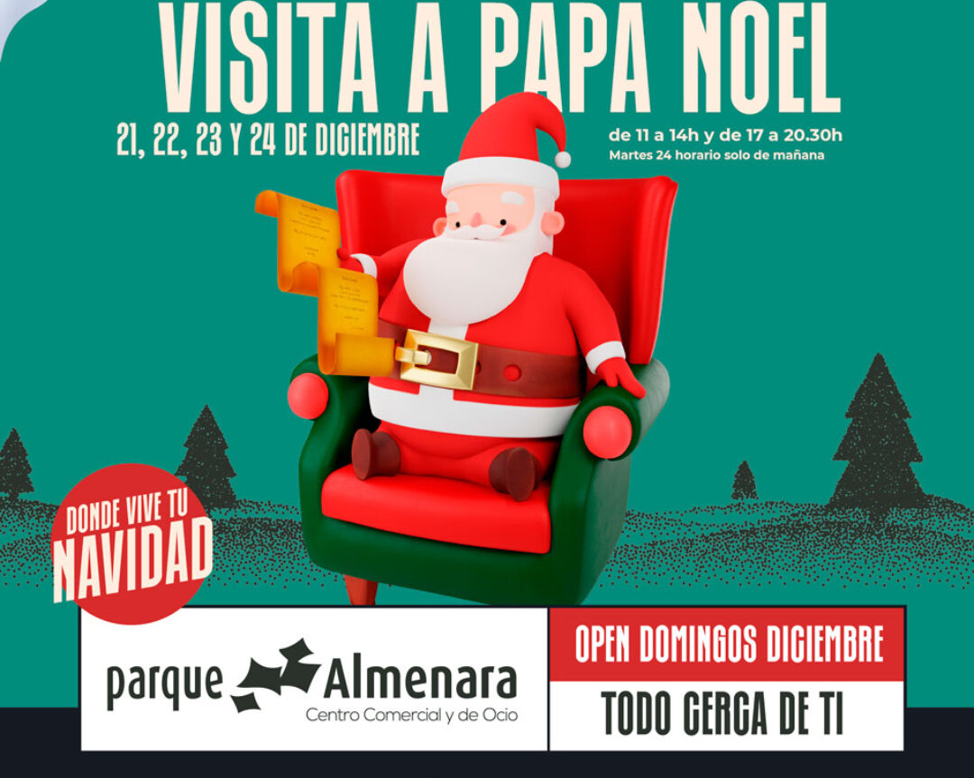 Papa Noel viene a Parque Almenara!