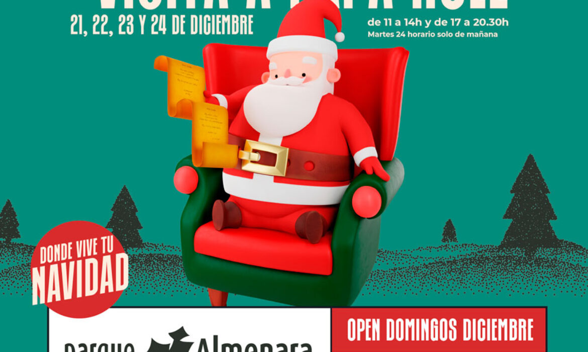 Papa Noel viene a Parque Almenara!