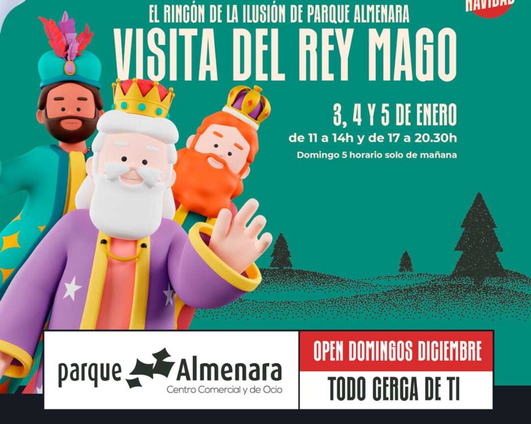 El  Rey Melchor visita a Parque Almenara