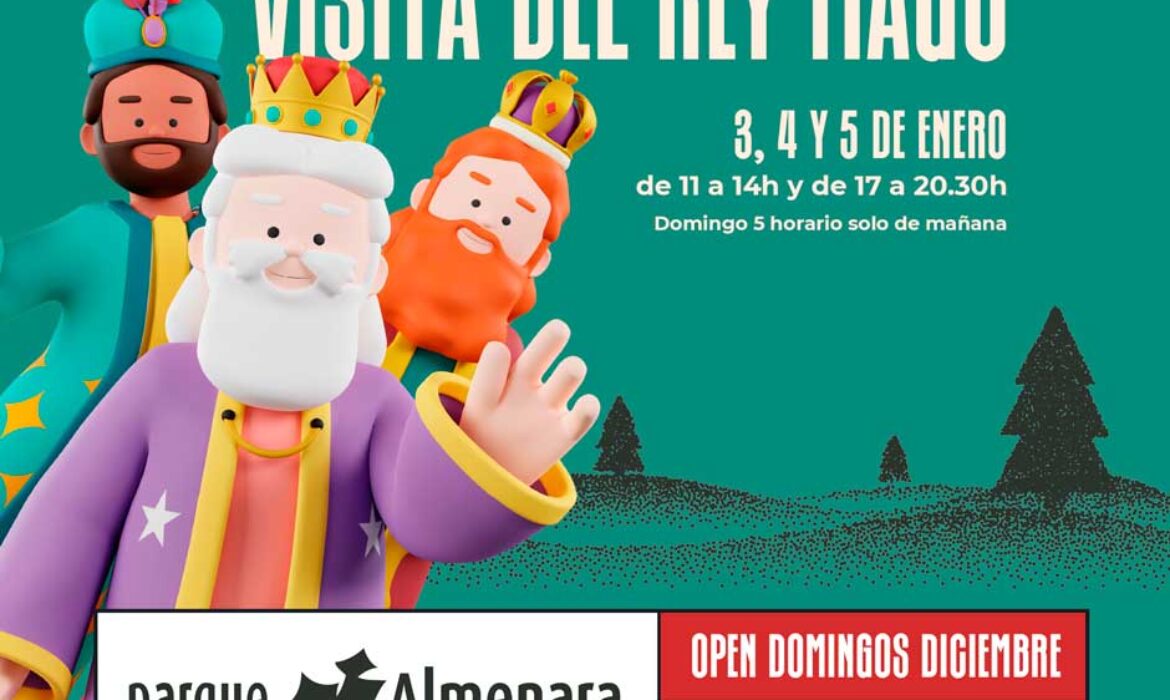 El  Rey Melchor visita a Parque Almenara