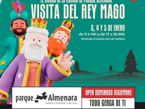 El  Rey Melchor visita a Parque Almenara