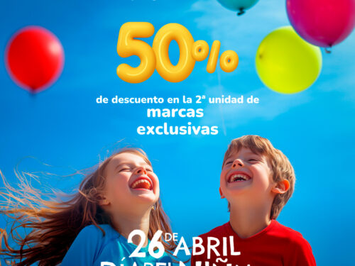50% de descuento en la segunda en Juguettos
